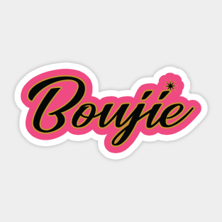 Boujie Sticker